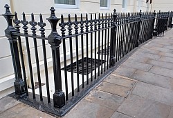 Railings restoration,South Kensington,London