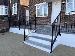 Exterior railings,Hanger Lane,London