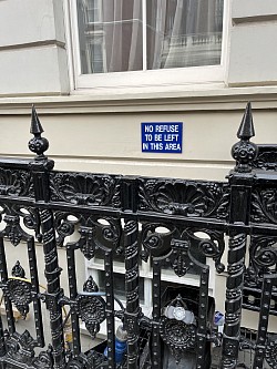 Railings repair,Gloucester road,London