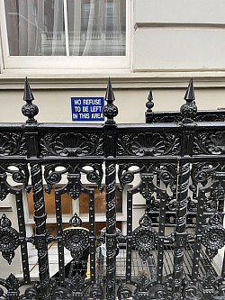 Railings repair,Gloucester road,London